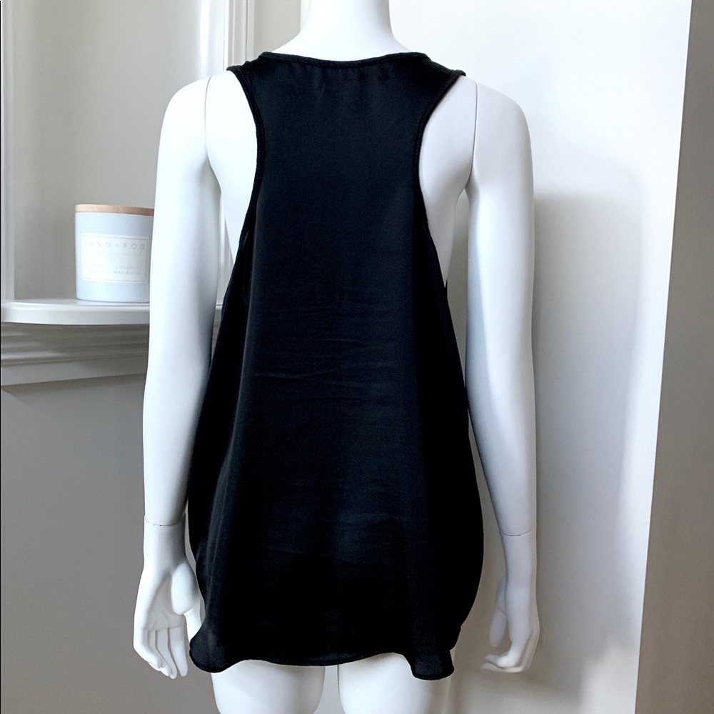 Silky Black Old Navy Racerback Tank xl
